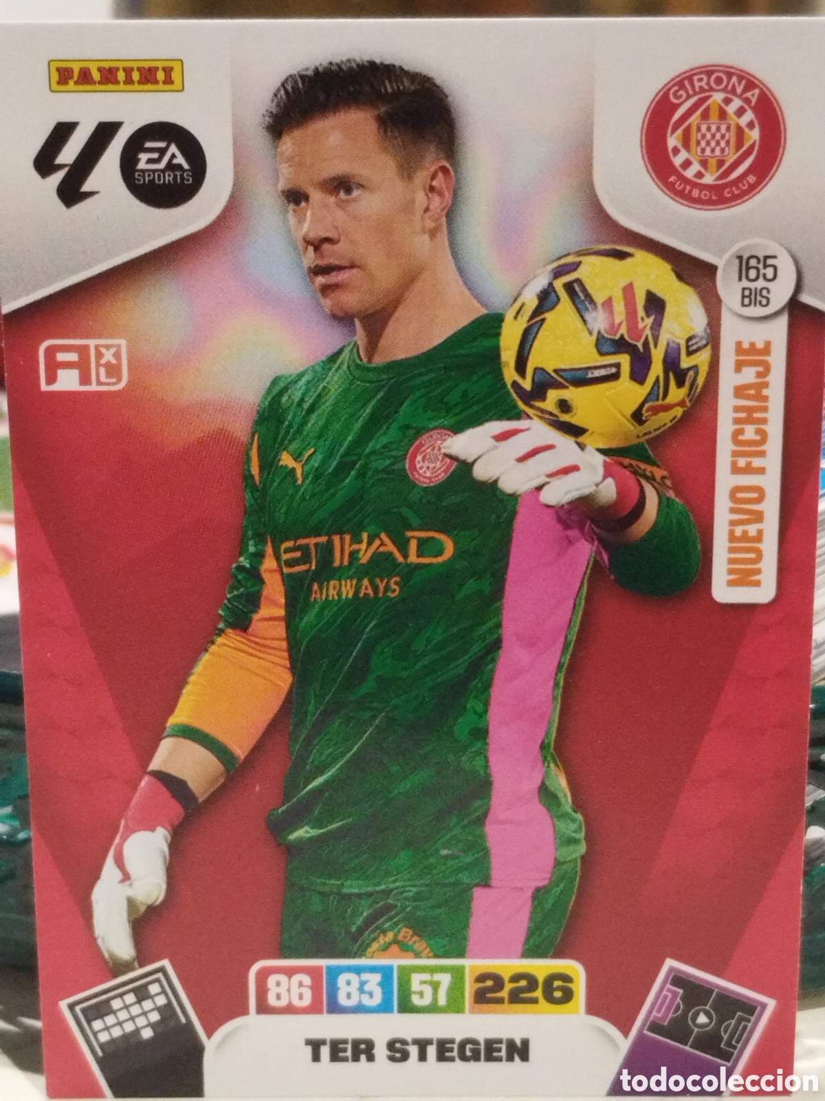 Cromos de f&uacute;tbol: 165bis TER STEGEN GERONA ADRENALYN 2025 2026 PANINI 25 26