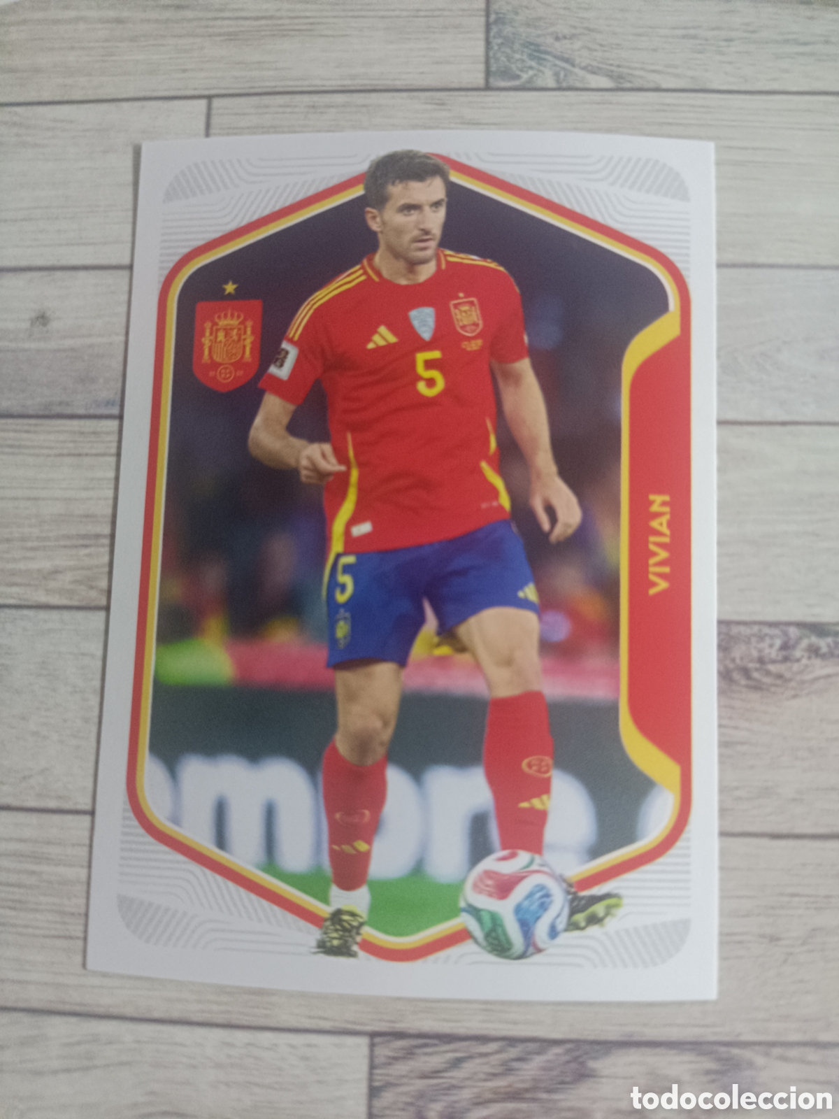 Cromos de f&uacute;tbol: 18 DANI VIVIAN SELECCION ESPA&Ntilde;OLA ESPA&Ntilde;A MUNDIAL CARREFOUR 26 PANINI 2026