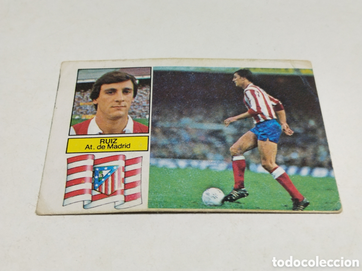 Cromos de f&uacute;tbol: Cromo Futbol Liga 82/82 , Ediciones ESTE , Ruiz