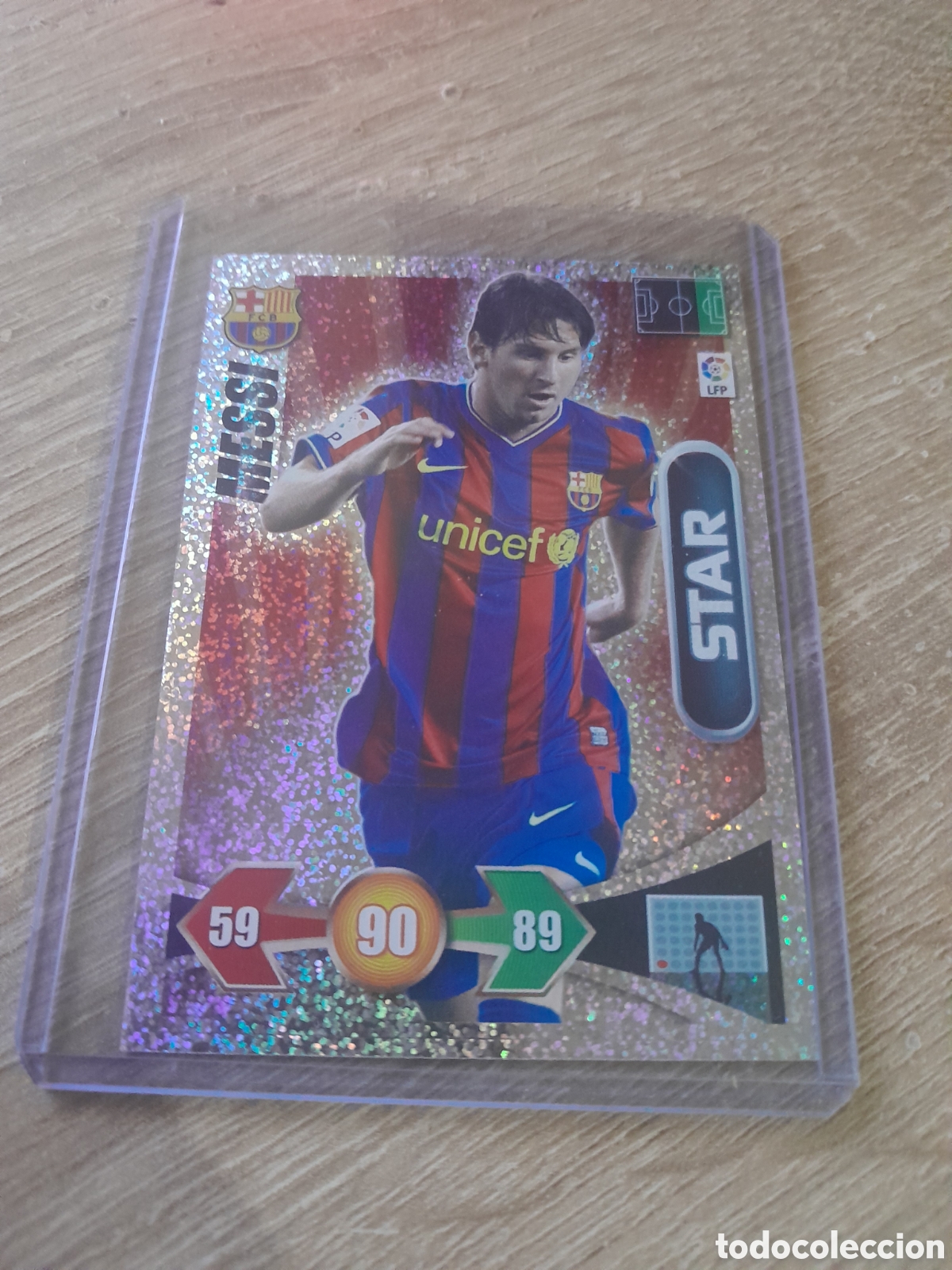 Cromos de f&uacute;tbol: messi adrenalyn xl 2009-10 panini star