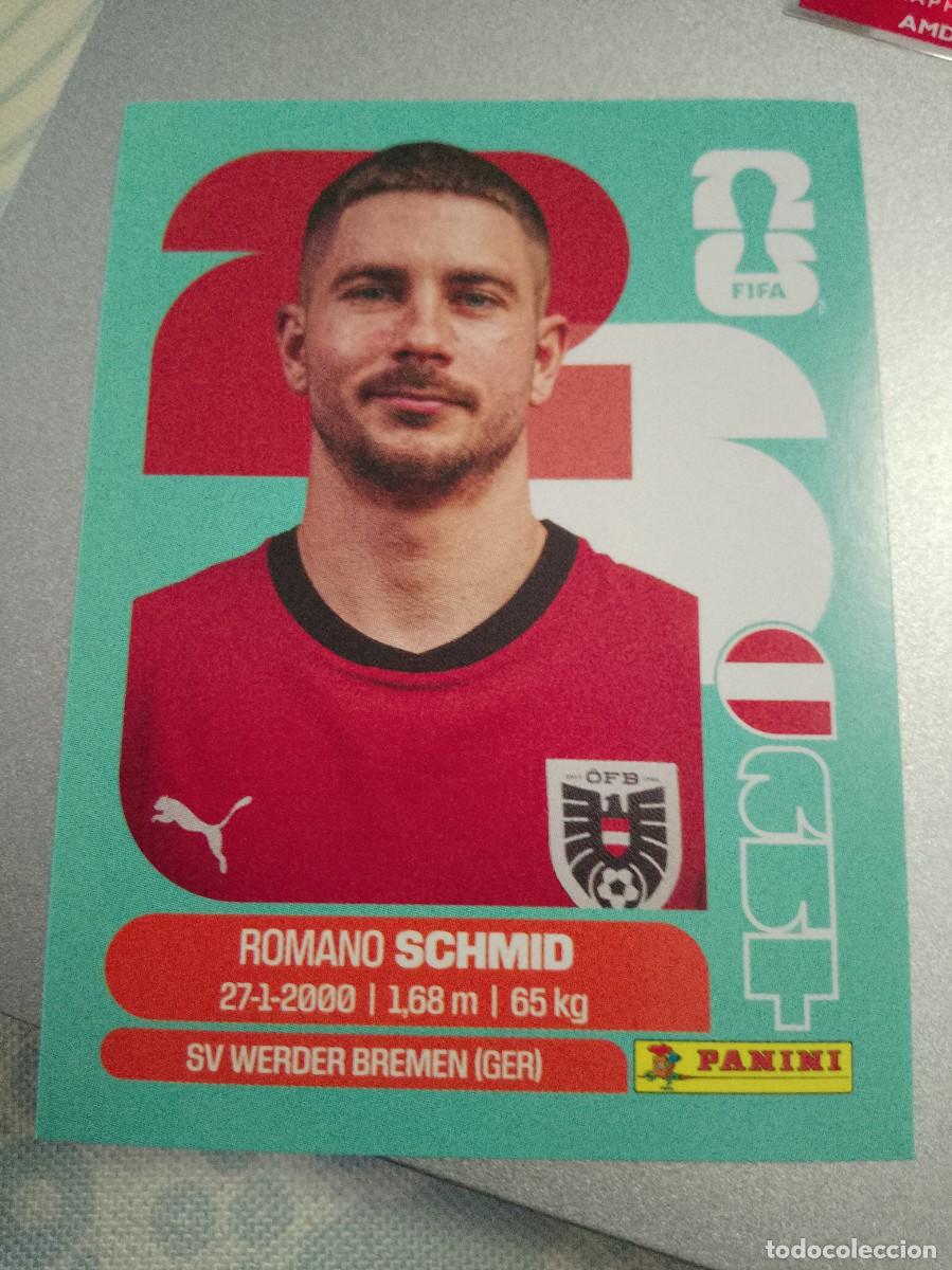 Football Stickers: SCHMID AUSTRIA AUT 16 MUNDIAL FIFA WORLD CUP 2026 26 PANINI STICKERS NUEVO