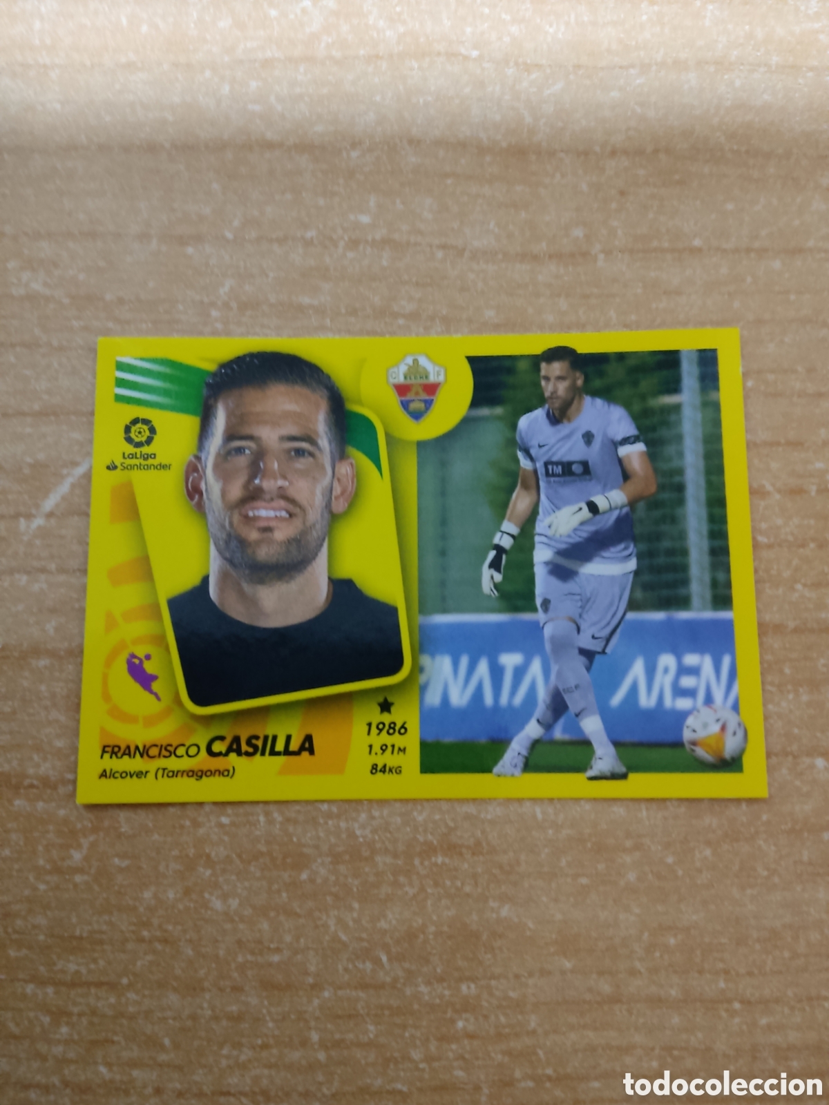 Cromos de f&uacute;tbol: 6 KIKO CASILLA ELCHE LIGA ESTE 2021 2022