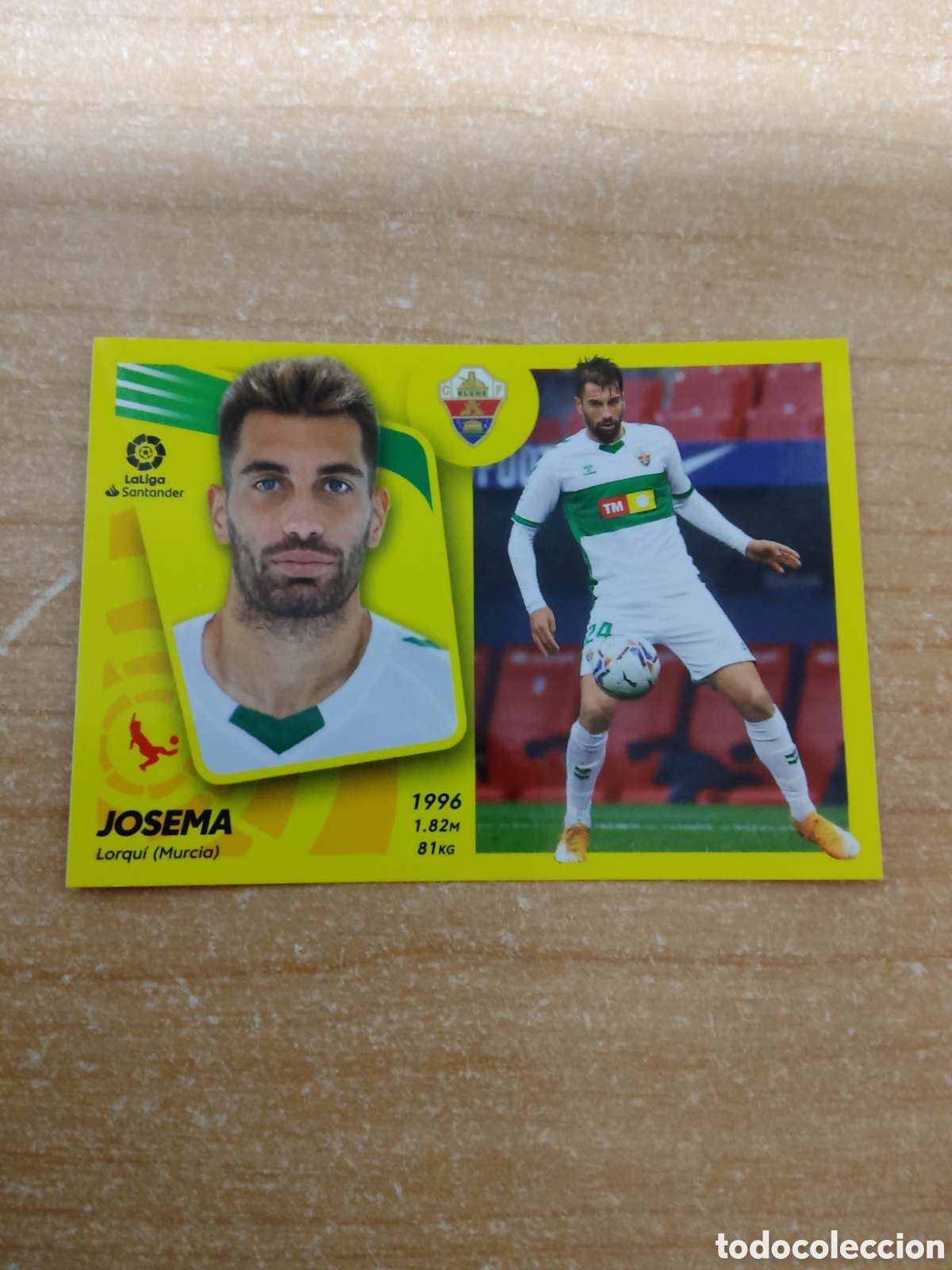 Cromos de f&uacute;tbol: 10 JOSEMA ELCHE LIGA ESTE 2021 2022