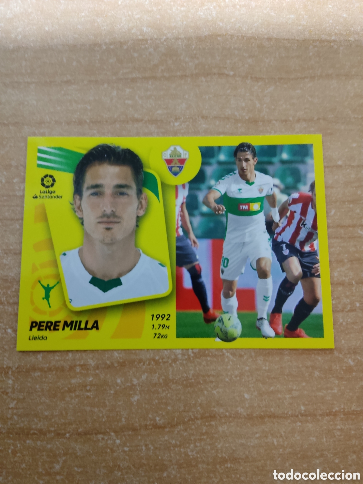 Football Stickers: 18 PERE MILLA ELCHE LIGA ESTE 2021 2022