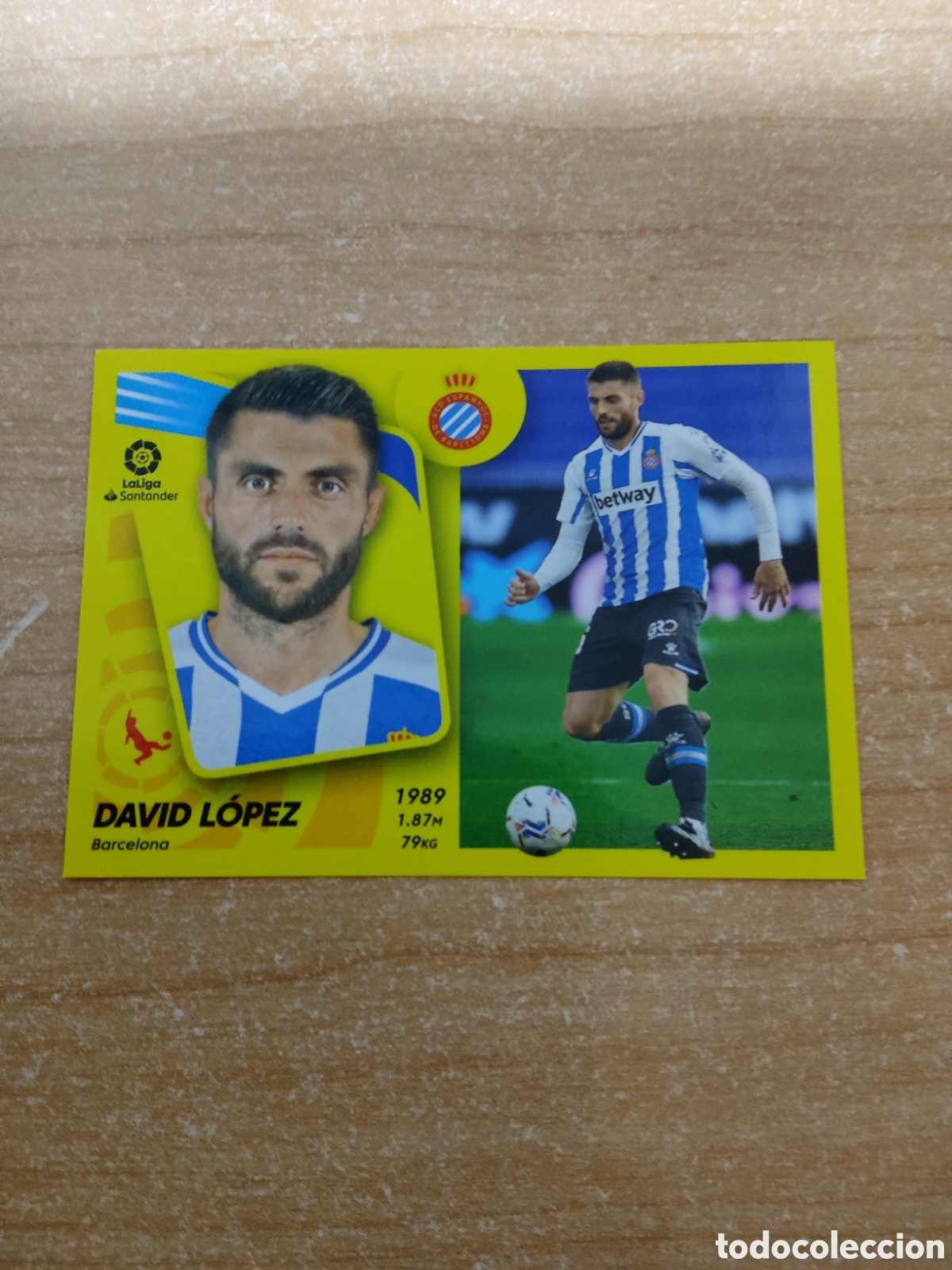 Cromos de f&uacute;tbol: 11 DAVID LOPEZ ESPANYOL LIGA ESTE 2021 2022