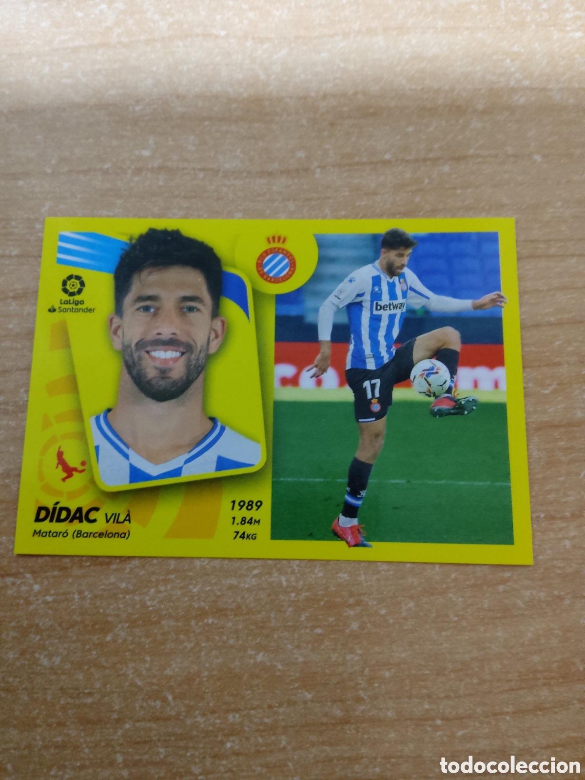 Cromos de f&uacute;tbol: 12 B DIDAC ESPANYOL LIGA ESTE 2021 2022