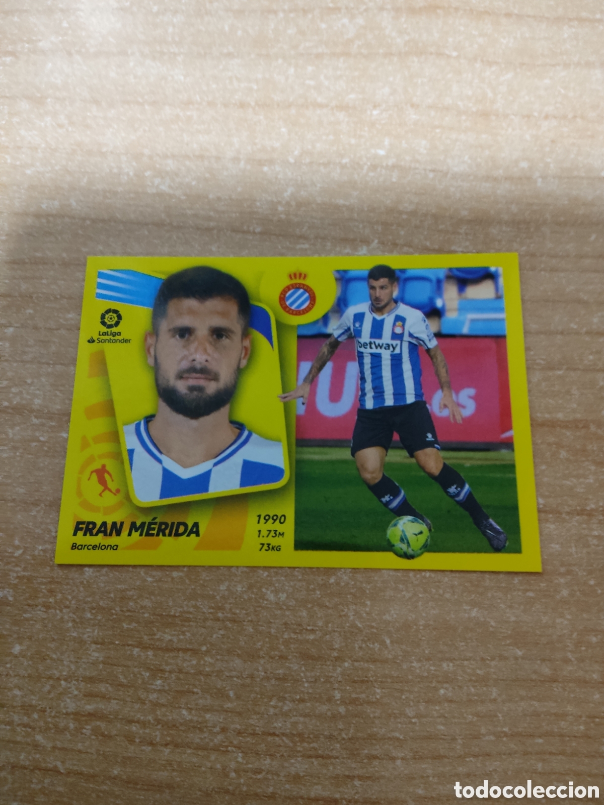Football Stickers: 14 B FRAN MERIDA ESPANYOL LIGA ESTE 2021 2022