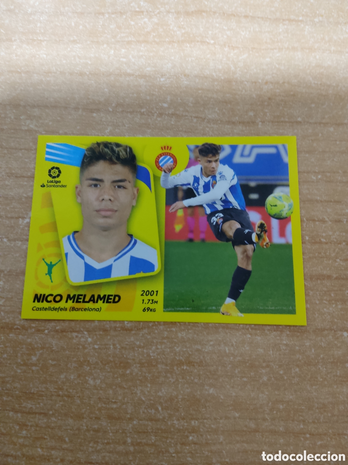 Football Stickers: 17 NICO MELAMED ESPANYOL LIGA ESTE 2021 2022
