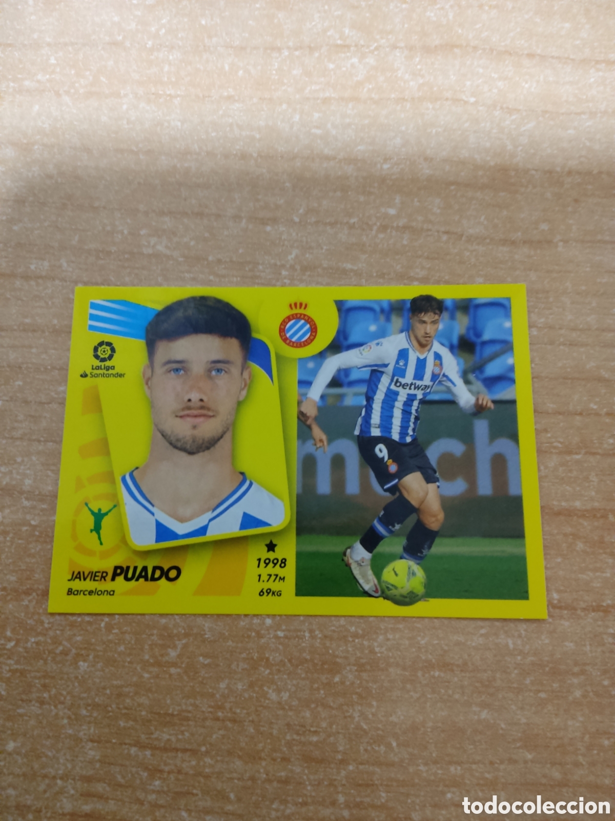 Football Stickers: 18 JAVI PUADO ESPANYOL LIGA ESTE 2021 2022