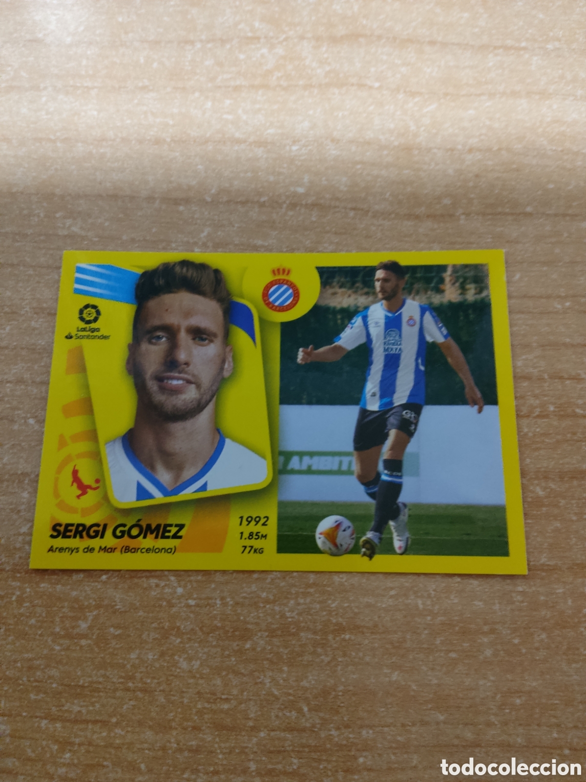 Cromos de f&uacute;tbol: 24 SERGI GOMEZ ULTIMO FICHAJE ESPANYOL LIGA ESTE 2021 2022