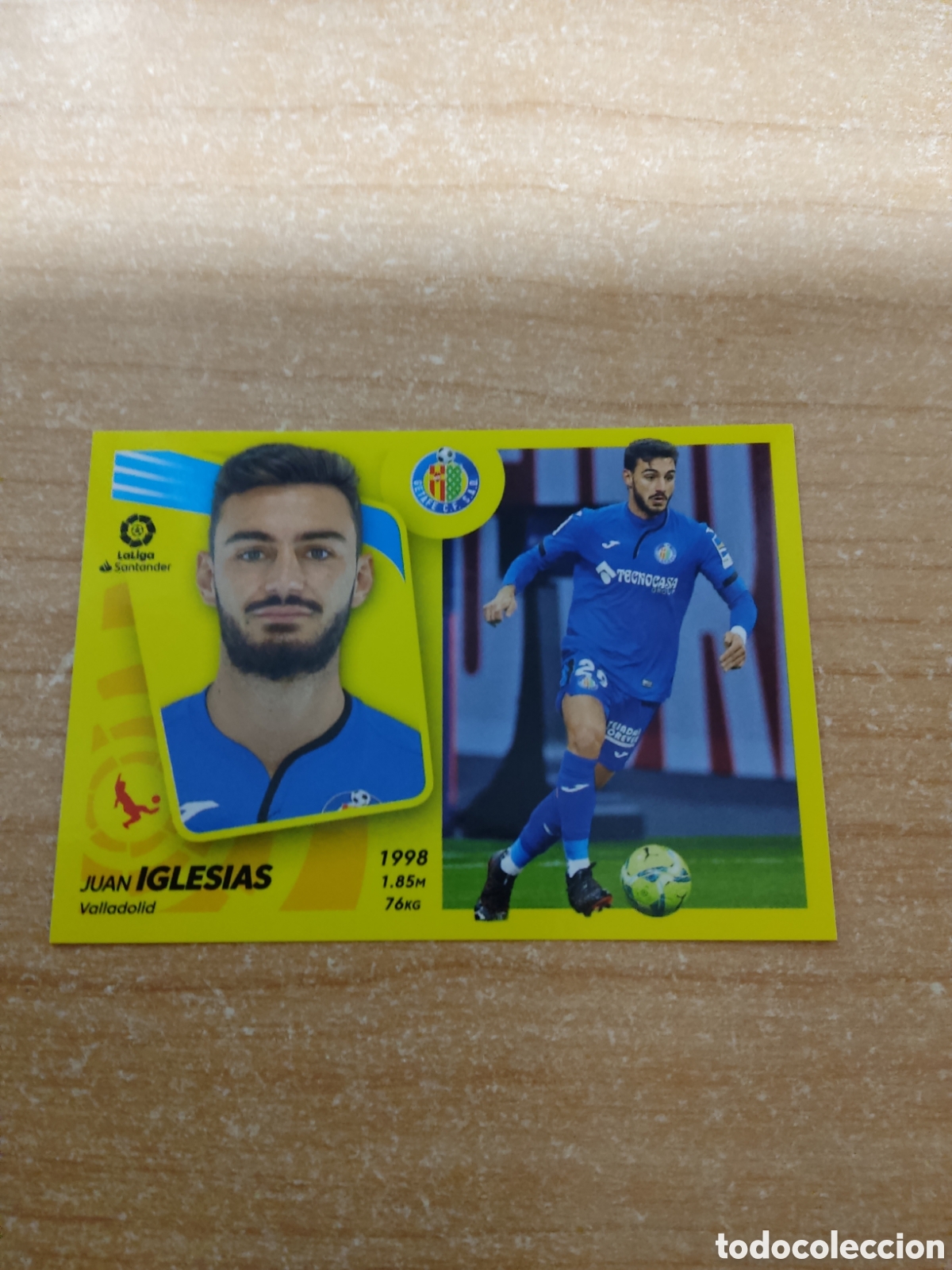 Cromos de f&uacute;tbol: 7 B IGLESIAS GETAFE LIGA ESTE 2021 2022