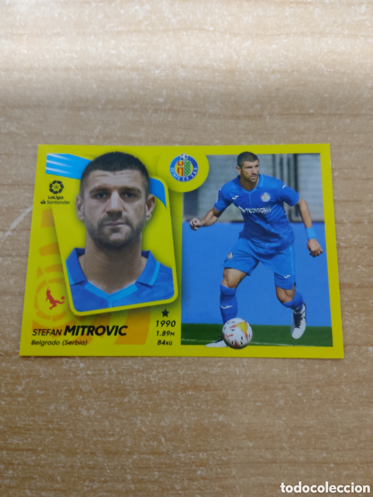 Cromos de f&uacute;tbol: 9 BIS MITROVIC GETAFE LIGA ESTE 2021 2022