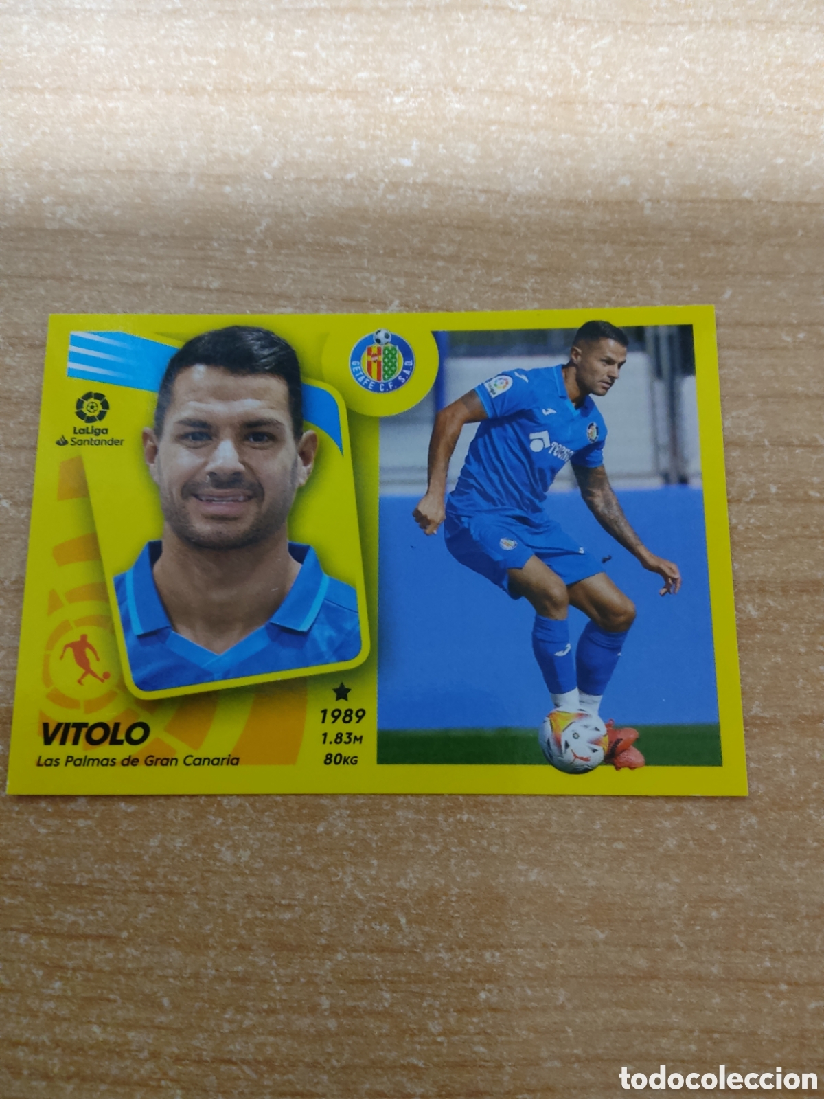 Cromos de f&uacute;tbol: 14 VITOLO ULTIMO FICHAJE GETAFE LIGA ESTE 2021 2022