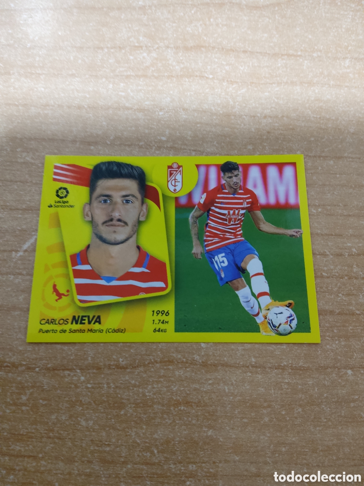 Fu&szlig;ball-Sticker: 11 CARLOS NEVA GRANADA LIGA ESTE 2021 2022
