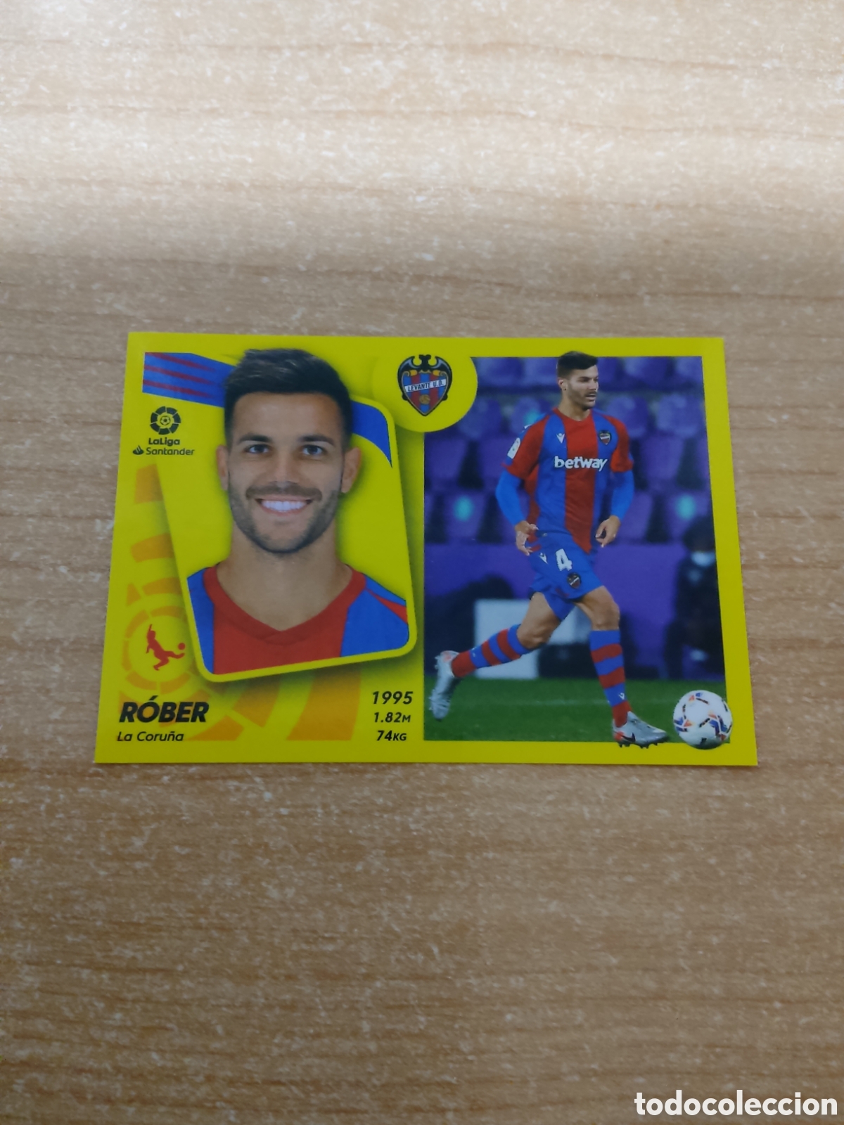Cromos de f&uacute;tbol: 10 B ROBER LEVANTE LIGA ESTE 2021 2022