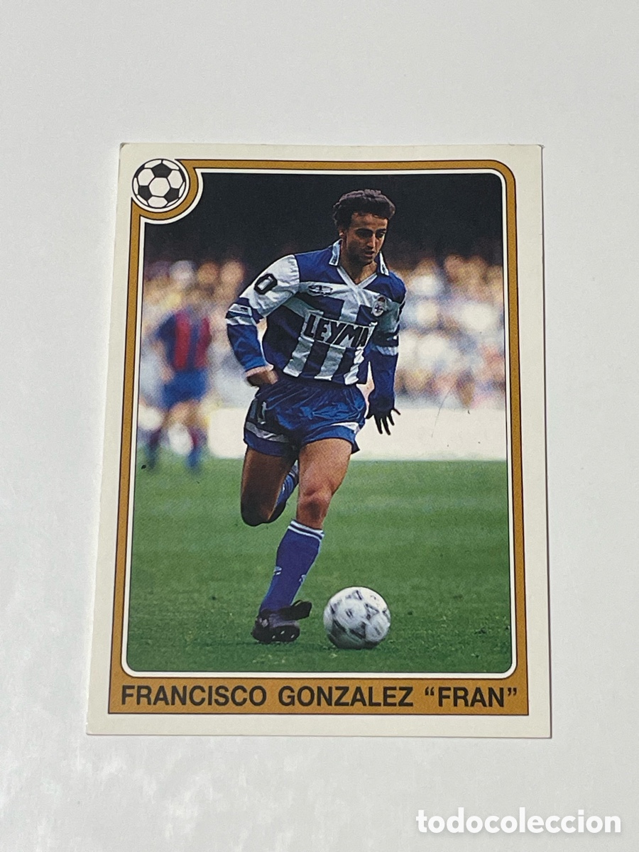 Cromos de f&uacute;tbol: Fran Deportivo de La Coru&ntilde;a Panini 92/93 #133
