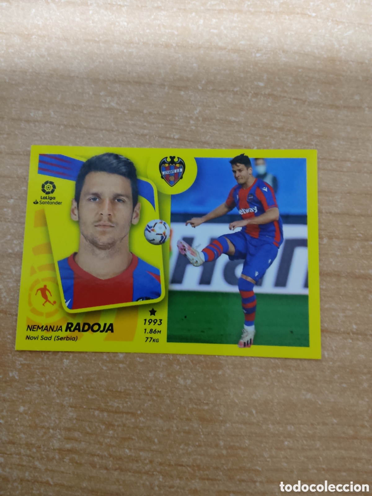 Cromos de f&uacute;tbol: 12 A RADOJA LEVANTE LIGA ESTE 2021 2022