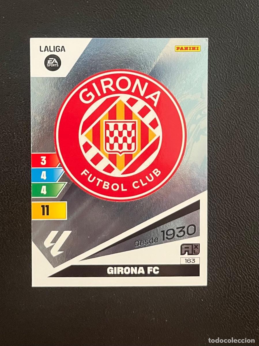 Cromos de f&uacute;tbol: 163 ESCUDO GIRONA FC ADRENALYN 2023 2024 PANINI CROMO LA LIGA 23 24