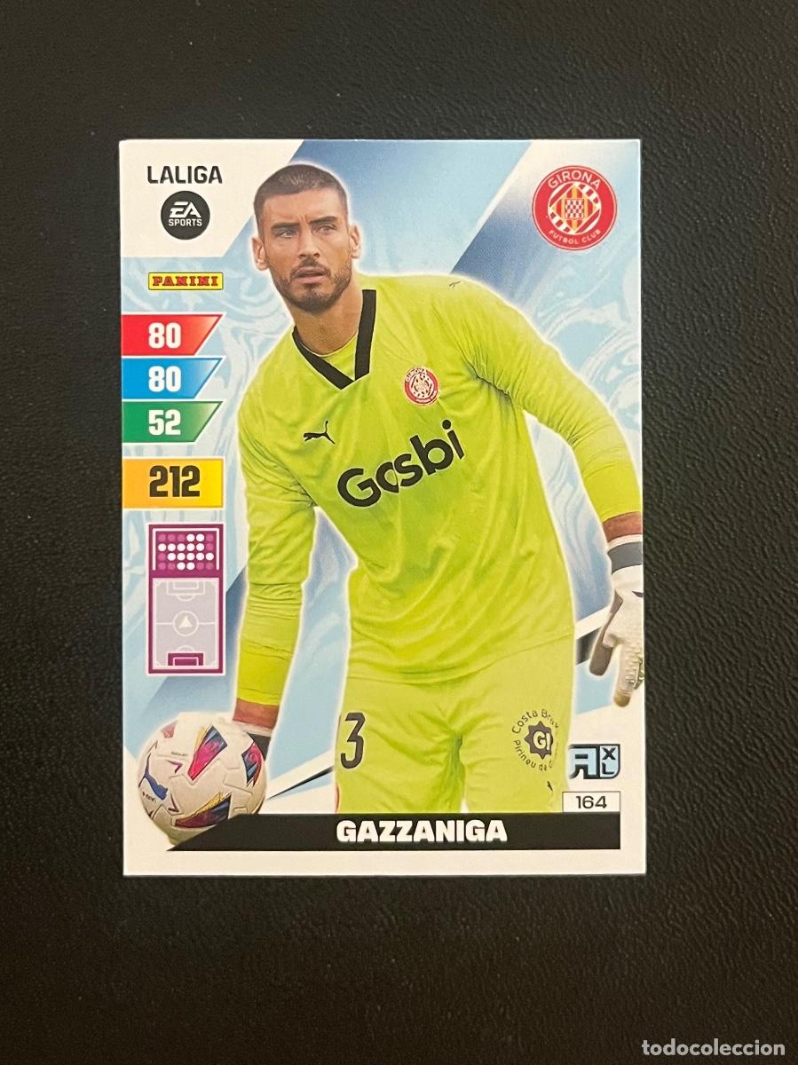 Cromos de f&uacute;tbol: 164 GAZZANIGA GIRONA FC ADRENALYN 2023 2024 PANINI CROMO LA LIGA 23 24