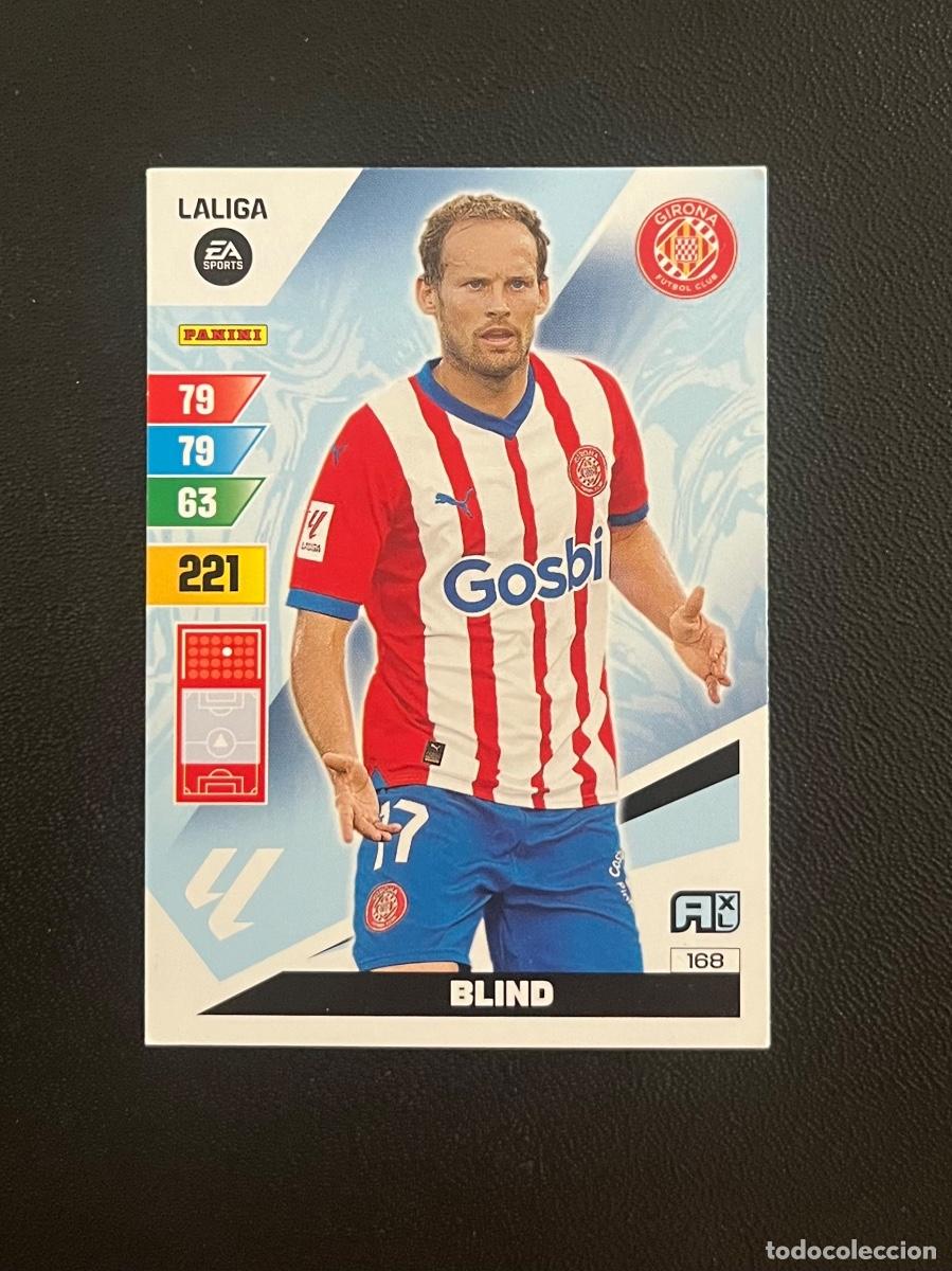 Cromos de f&uacute;tbol: 168 DALEY BLIND GIRONA FC ADRENALYN 2023 2024 PANINI CROMO LA LIGA 23 24
