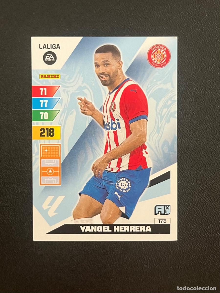 Cromos de f&uacute;tbol: 173 YANGEL HERRERA GIRONA FC ADRENALYN 2023 2024 PANINI CROMO LA LIGA 23 24
