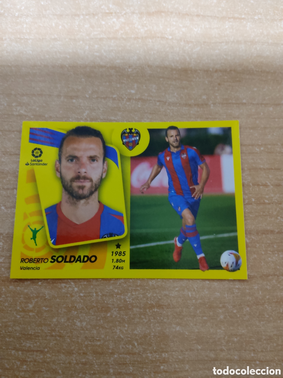 Cromos de f&uacute;tbol: 9 SOLDADO ULTIMO FICHAJE LEVANTE LIGA ESTE 2021 2022
