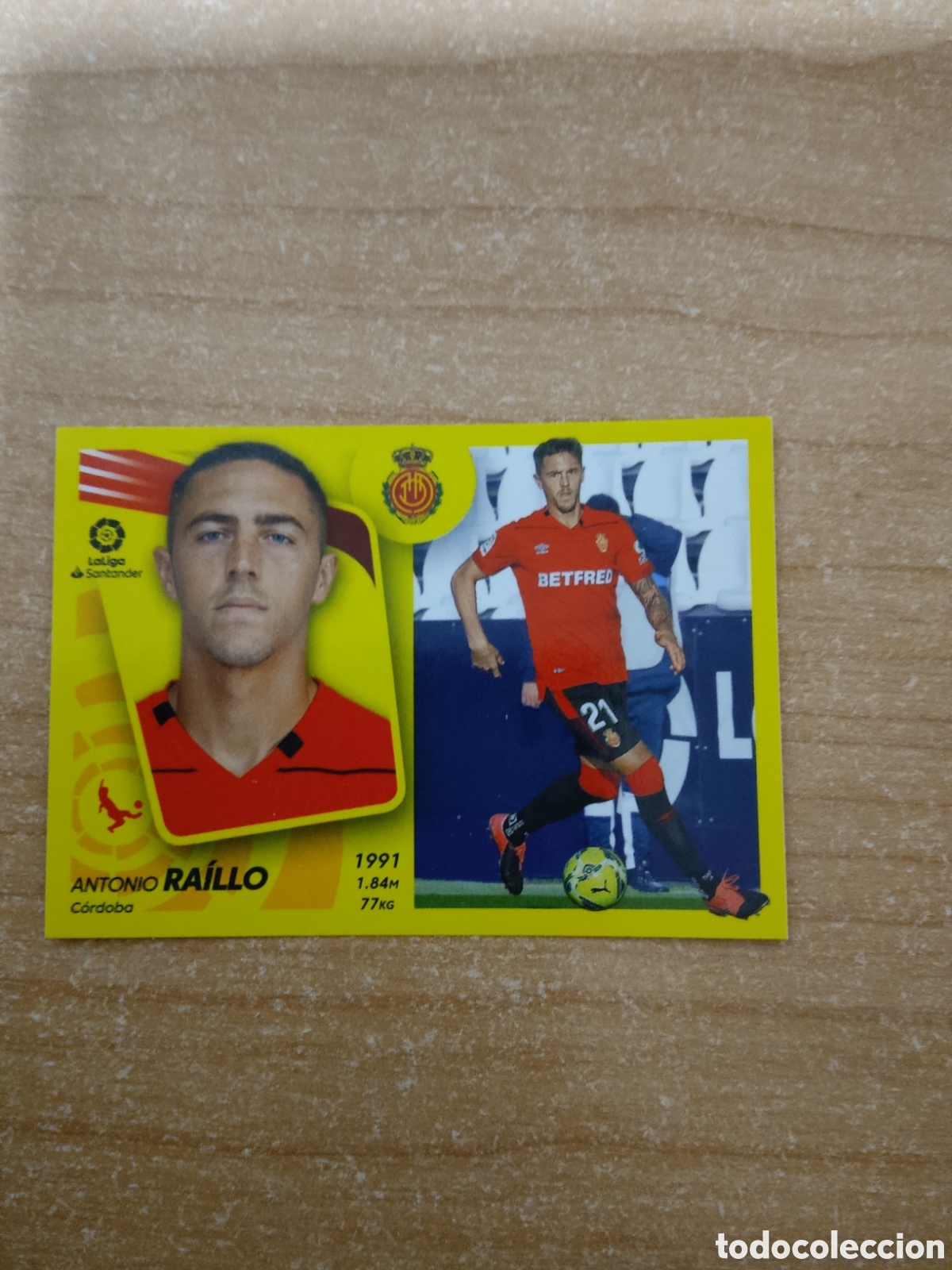 Cromos de f&uacute;tbol: 9 RAILLO MALLORCA LIGA ESTE 2021 2022