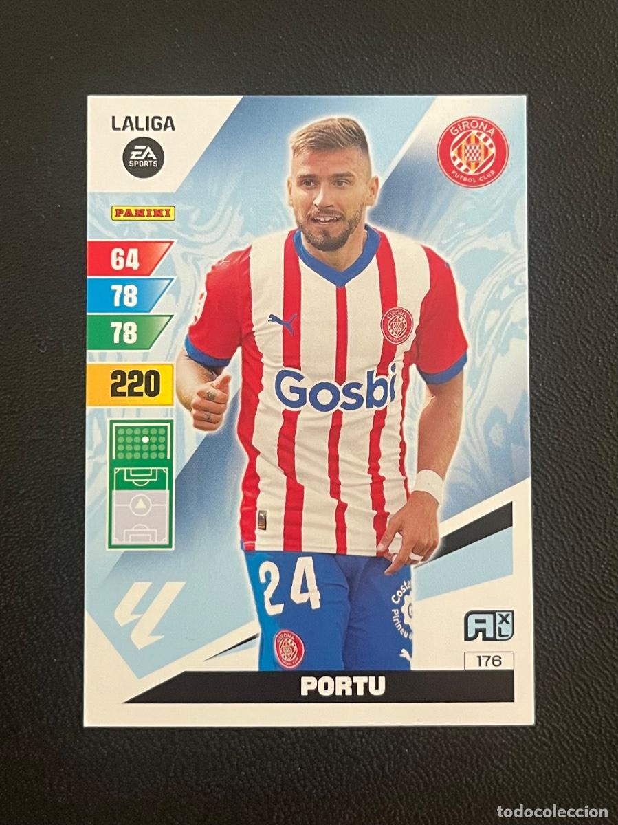 Cromos de f&uacute;tbol: 176 PORTU GIRONA FC ADRENALYN 2023 2024 PANINI CROMO LA LIGA 23 24
