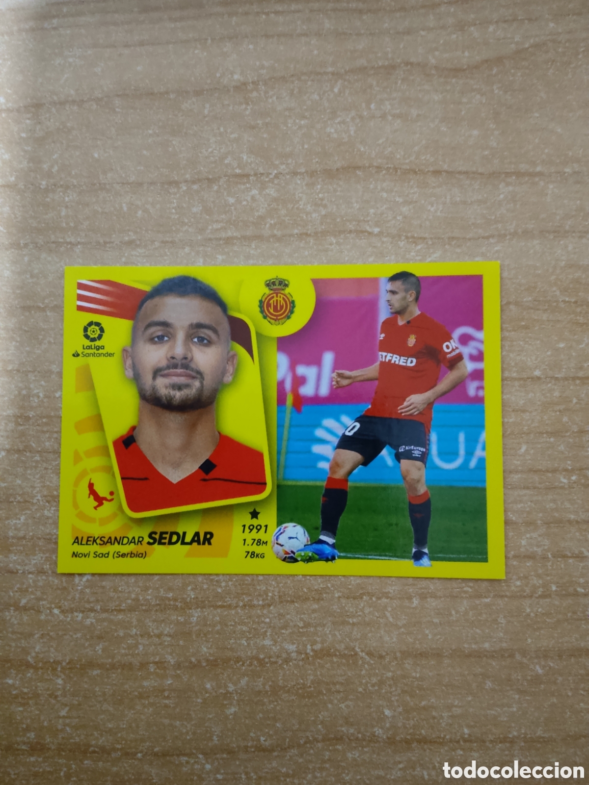 Cromos de f&uacute;tbol: 10 B SEDLAR MALLORCA LIGA ESTE 2021 2022