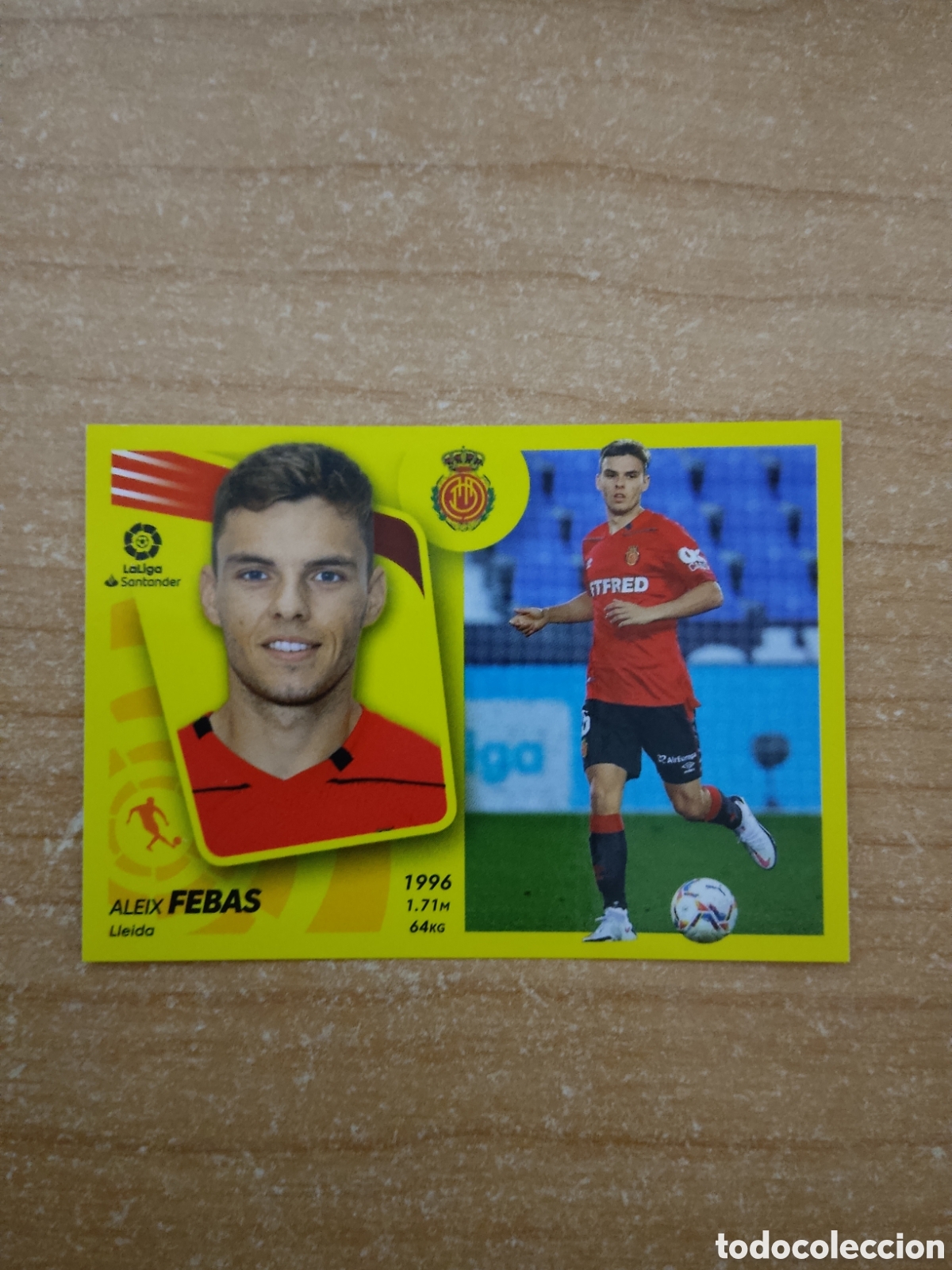 Cromos de f&uacute;tbol: 14 B FEBAS MALLORCA LIGA ESTE 2021 2022