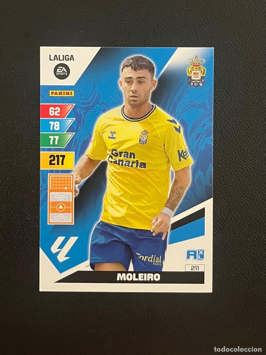 Cromos de f&uacute;tbol: 211 ALBERTO MOLEIRO UD LAS PALMAS ADRENALYN 2023 2024 PANINI CROMO LA LIGA 23 24