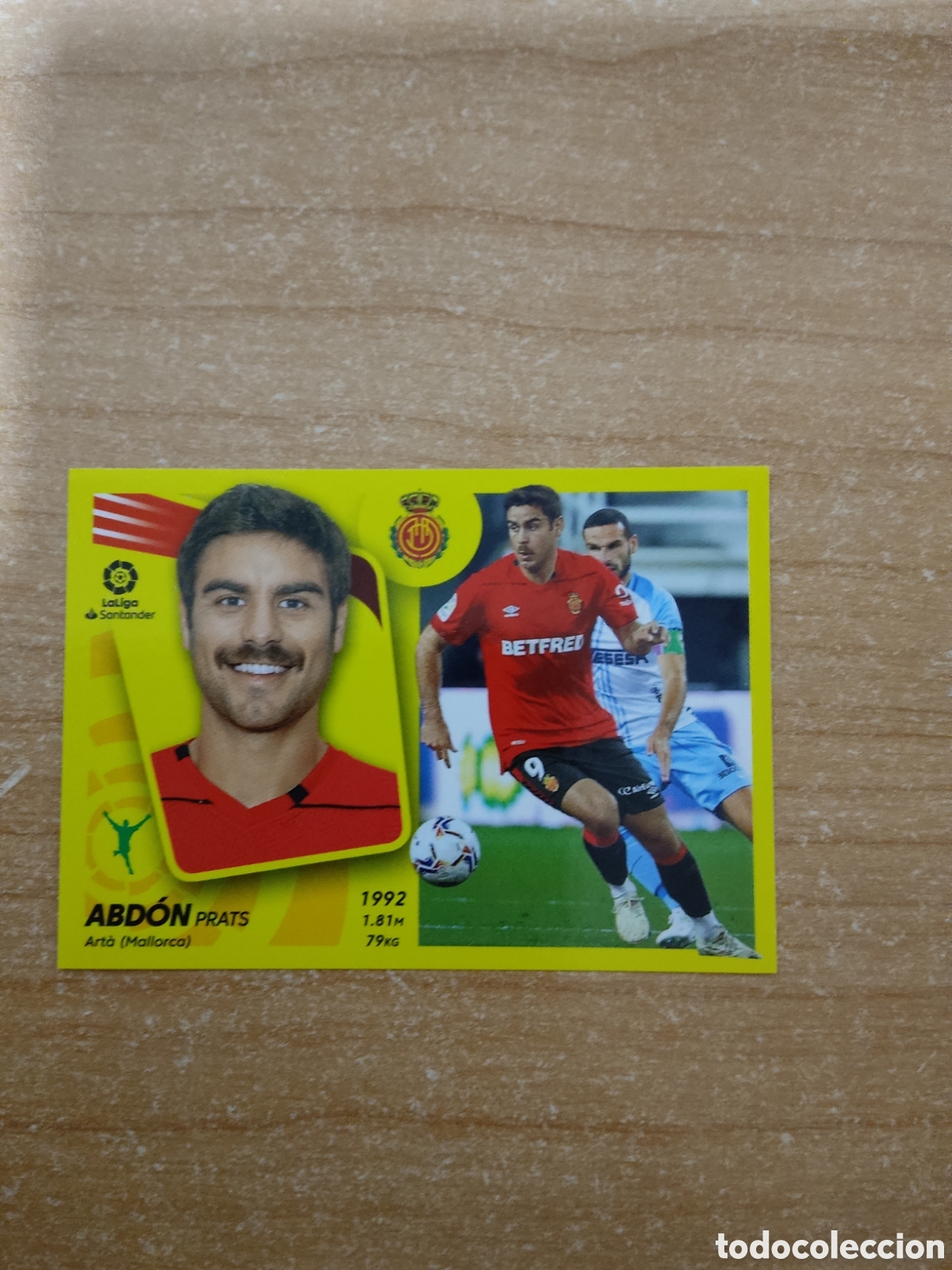 Cromos de f&uacute;tbol: 19 ABDON MALLORCA LIGA ESTE 2021 2022
