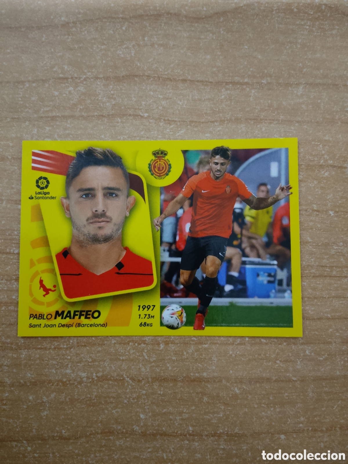 Cromos de f&uacute;tbol: 7 PABLO MAFFEO ULTIMO FICHAJE MALLORCA LIGA ESTE 2021 2022