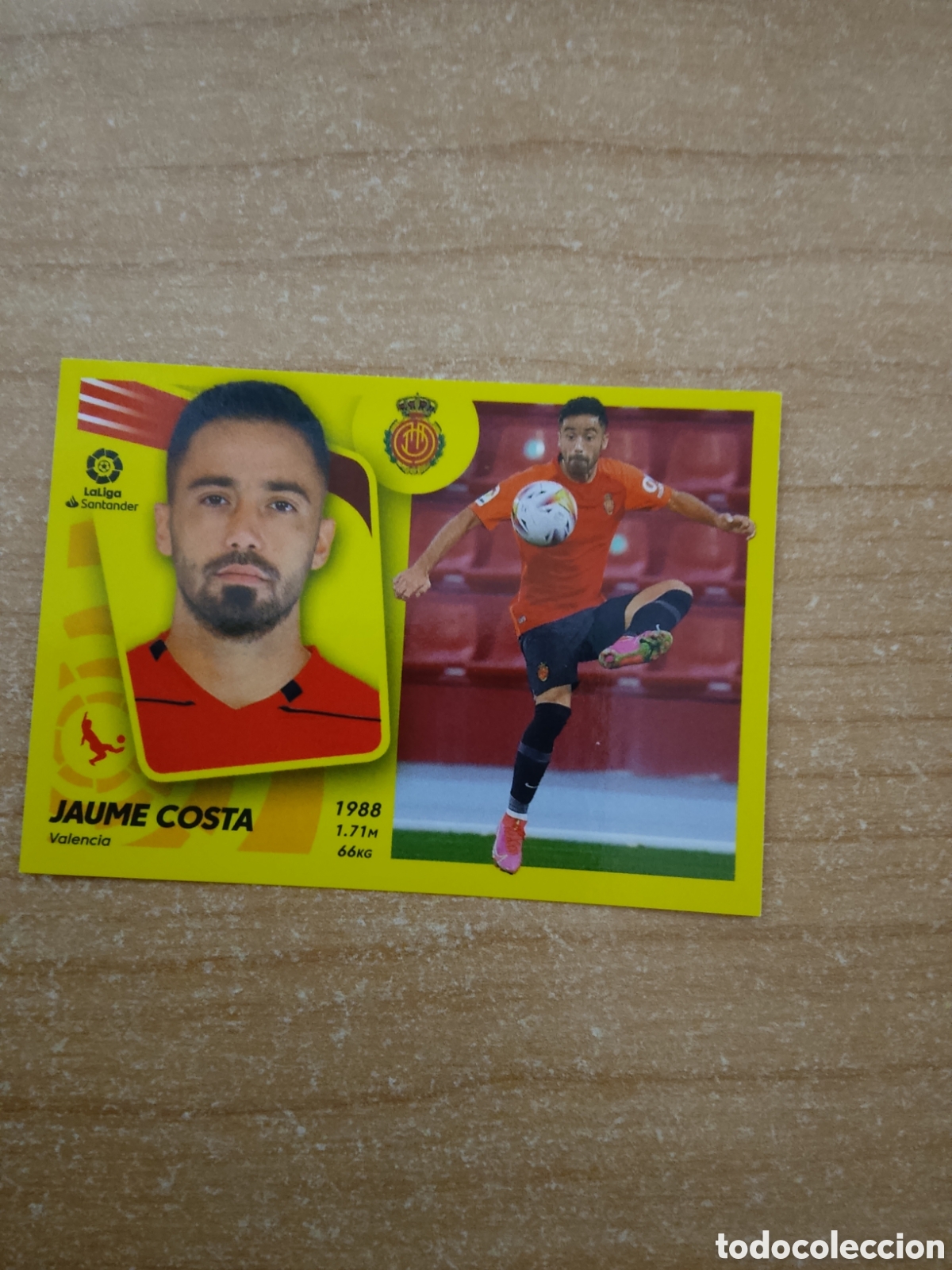 Cromos de f&uacute;tbol: 12 JAUME COSTA ULTIMO FICHAJE MALLORCA LIGA ESTE 2021 2022