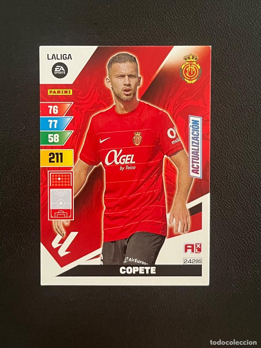 Cromos de f&uacute;tbol: 242 BIS COPETE RCD MALLORCA ACTUALIZACI&Oacute;N ADRENALYN 2023 2024 PANINI CROMO LA LIGA 23 24