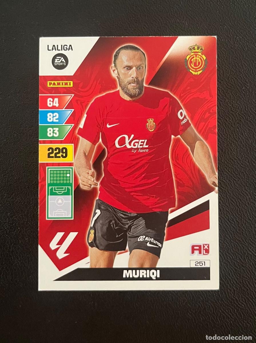 Cromos de f&uacute;tbol: 251 MURIQI RCD MALLORCA ADRENALYN 2023 2024 PANINI CROMO LA LIGA 23 24