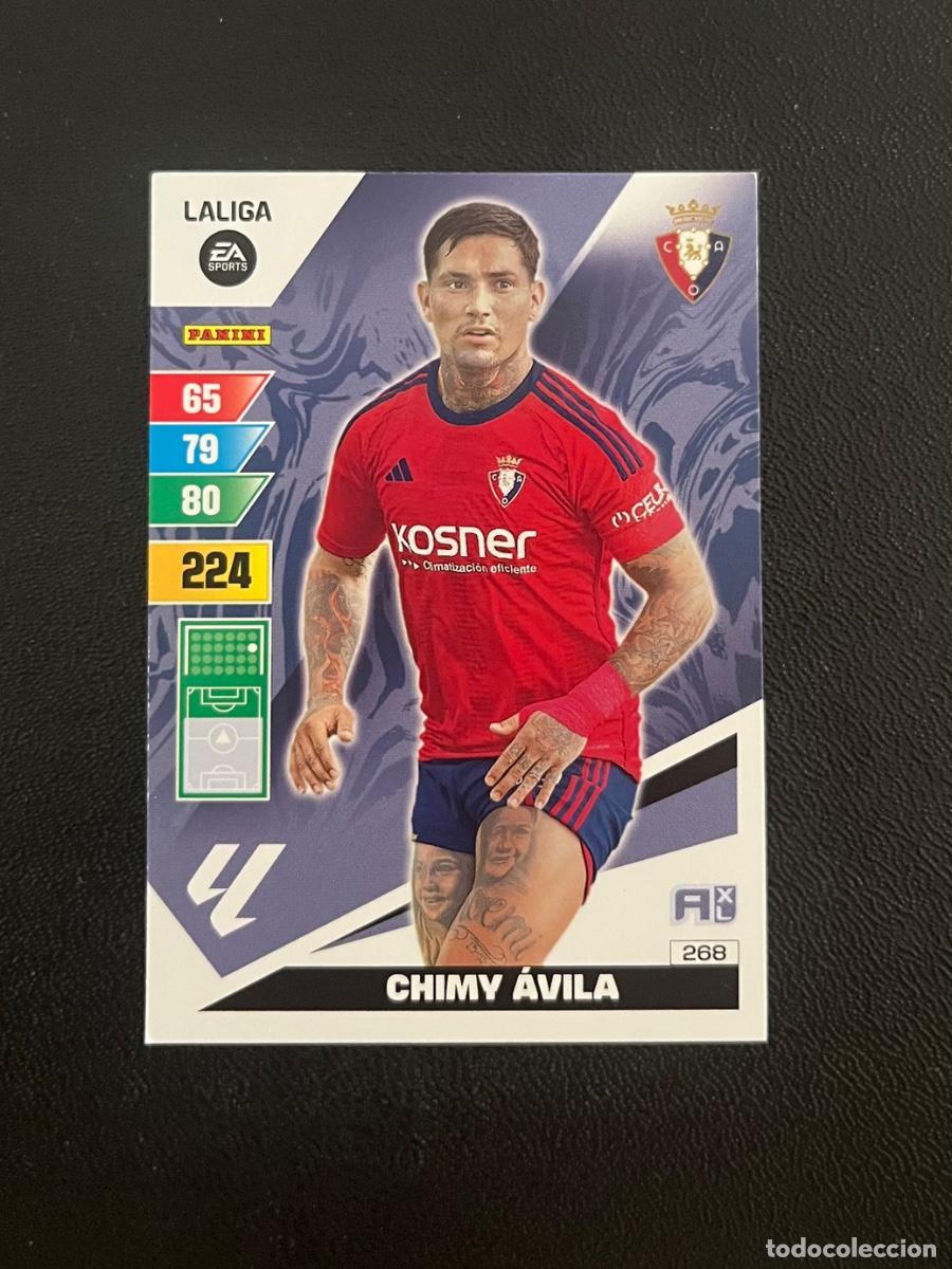 Cromos de f&uacute;tbol: 268 CHIMY &Aacute;VILA CA OSASUNA ADRENALYN 2023 2024 PANINI CROMO LA LIGA 23 24