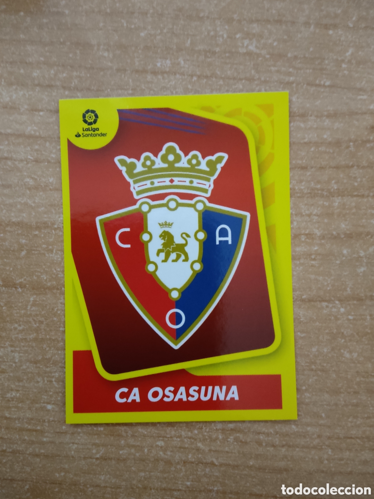 Cromos de f&uacute;tbol: 1 ESCUDO OSASUNA LIGA ESTE 2021 2022