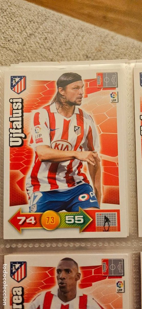 Cromos de f&uacute;tbol: 38. Ujfalusi (Atletico Madrid) adrenalyn 2010 2011 10 11 trading card