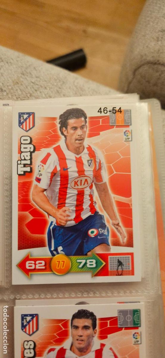 Cromos de f&uacute;tbol: 48. Tiago (Atletico Madrid) adrenalyn 2010 2011 10 11 trading card