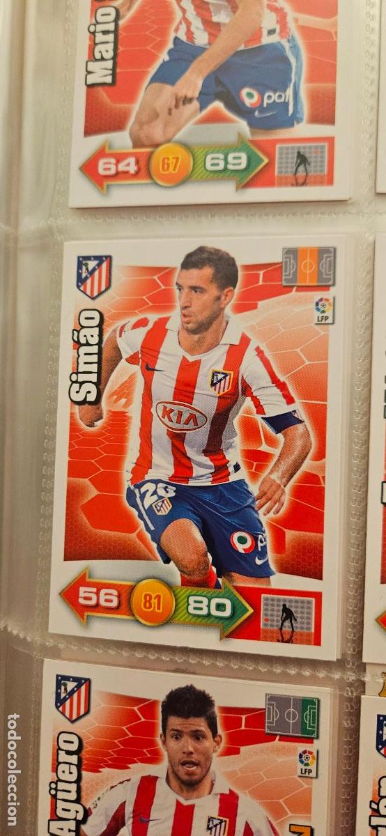 Cromos de f&uacute;tbol: 49. Simao (Atletico Madrid) adrenalyn 2010 2011 10 11 trading card
