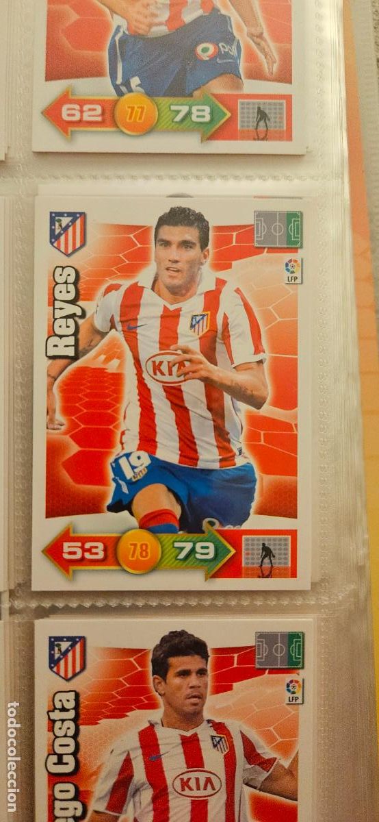 Cromos de f&uacute;tbol: 51. Reyes (Atletico Madrid) adrenalyn 2010 2011 10 11 trading card