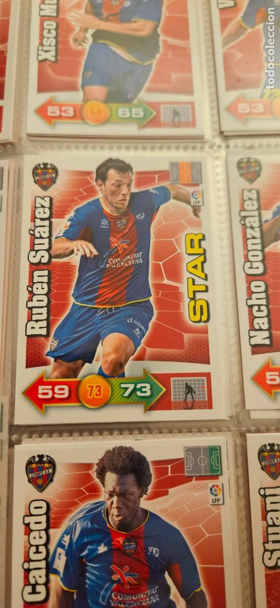 Fu&szlig;ball-Sticker: 158. Ruben Suarez (Levante U.D.) � Jug&oacute;n adrenalyn 2010 2011 10 11 trading card