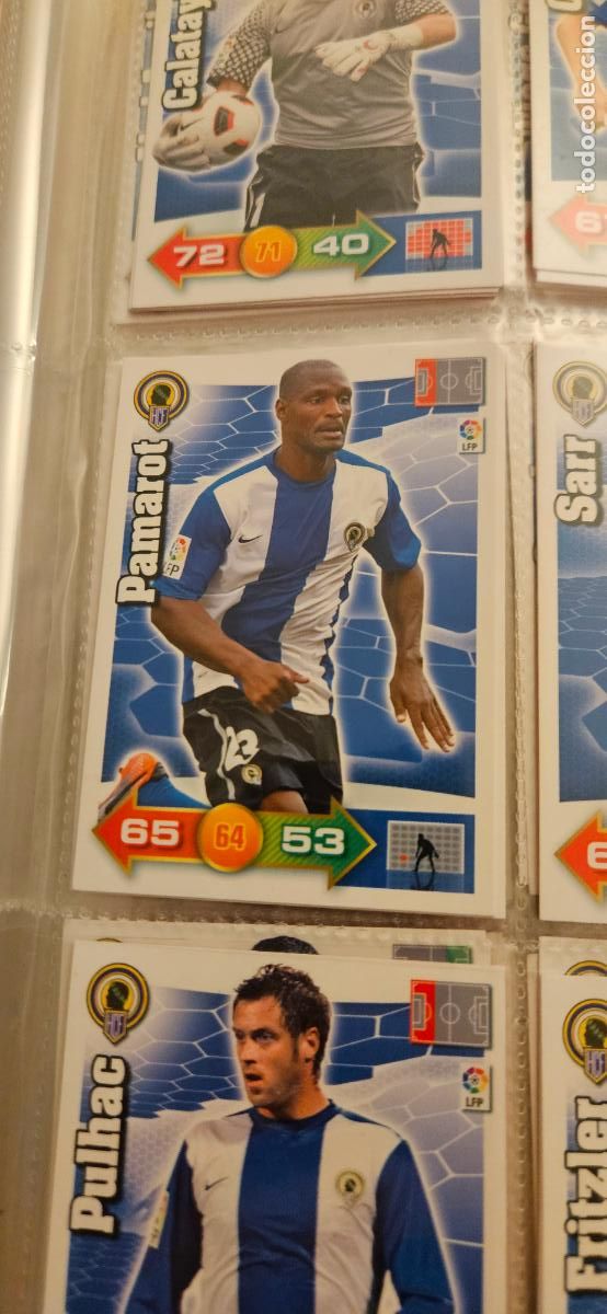 Fu&szlig;ball-Sticker: 130. Pamarot (Hercules C.F.) adrenalyn 2010 2011 10 11 trading card