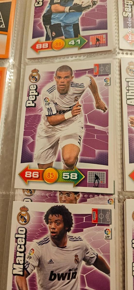Fu&szlig;ball-Sticker: 166. Pepe (Real Madrid) adrenalyn 2010 2011 10 11 trading card
