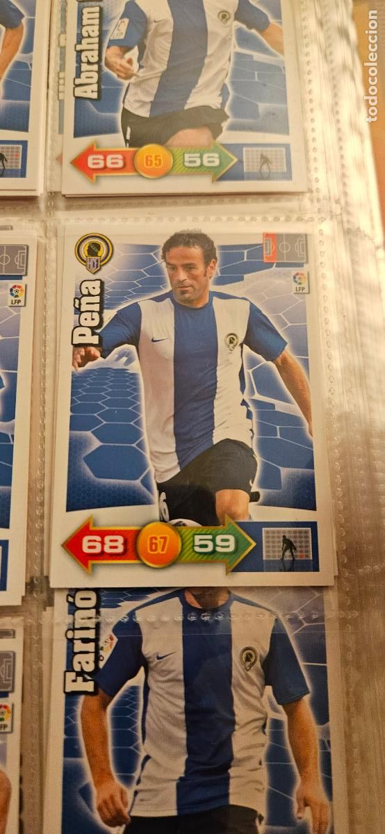 Fu&szlig;ball-Sticker: 132. Pena (Hercules C.F.) adrenalyn 2010 2011 10 11 trading card