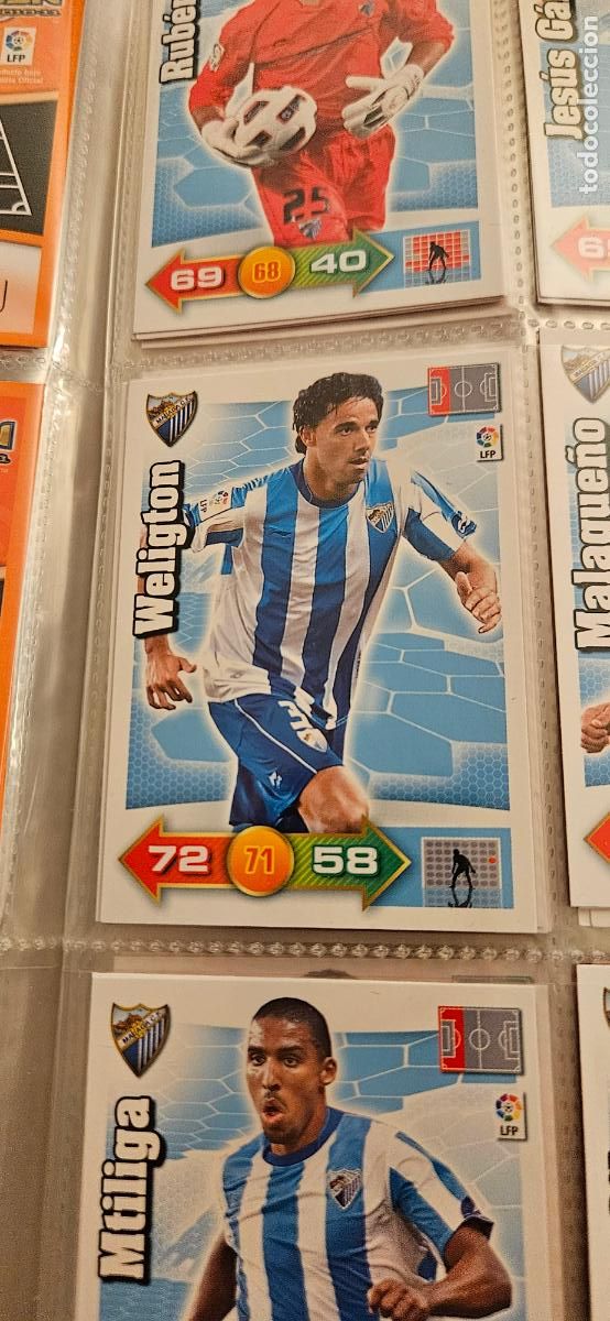 Fu&szlig;ball-Sticker: 184. Welington (Malaga C.F.) adrenalyn 2010 2011 10 11 trading card