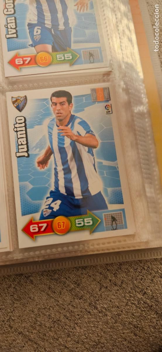 Fu&szlig;ball-Sticker: 189. Juanito (Malaga C.F.) adrenalyn 2010 2011 10 11 trading card