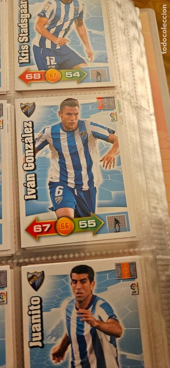 Fu&szlig;ball-Sticker: 186. Ivan Gonzalez (Malaga C.F.) adrenalyn 2010 2011 10 11 trading card