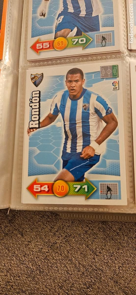 Cartes &agrave; collectionner de Football: 196. Rondon (Malaga C.F.) adrenalyn 2010 2011 10 11 trading card